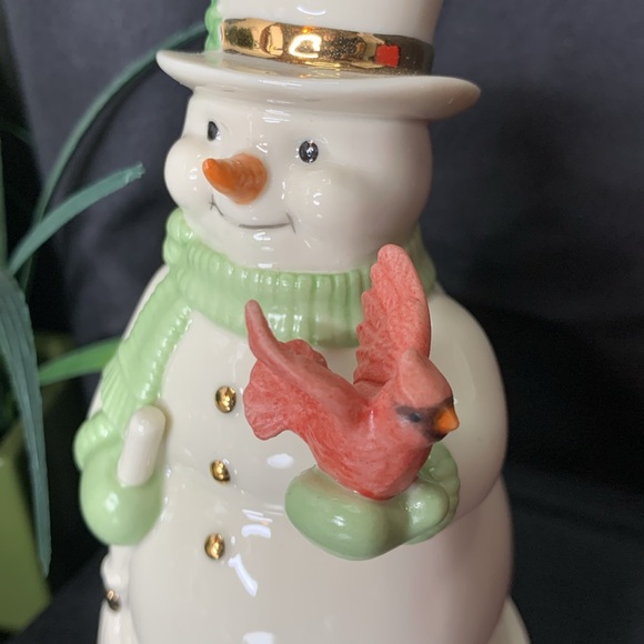 Vintage NIB Lenox “Wonderland Wishes” musical snowman - Picture 9 of 11